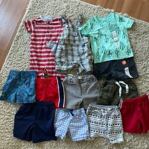 Bundle of Baby Boy Summer Clothes 12m